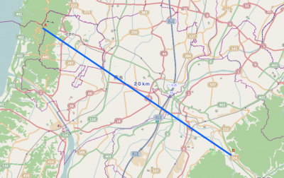 見通し20Km 地図