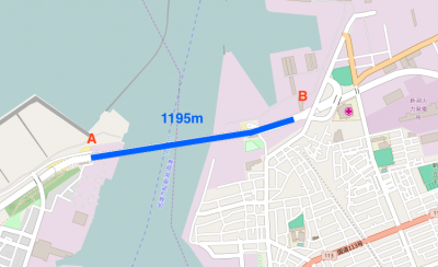 みなとタワー地図1195m